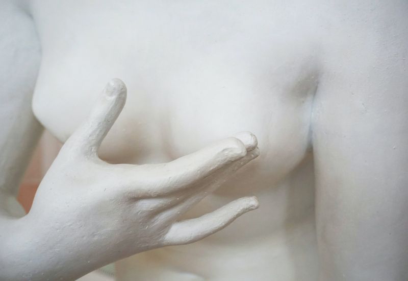 statue of breasts