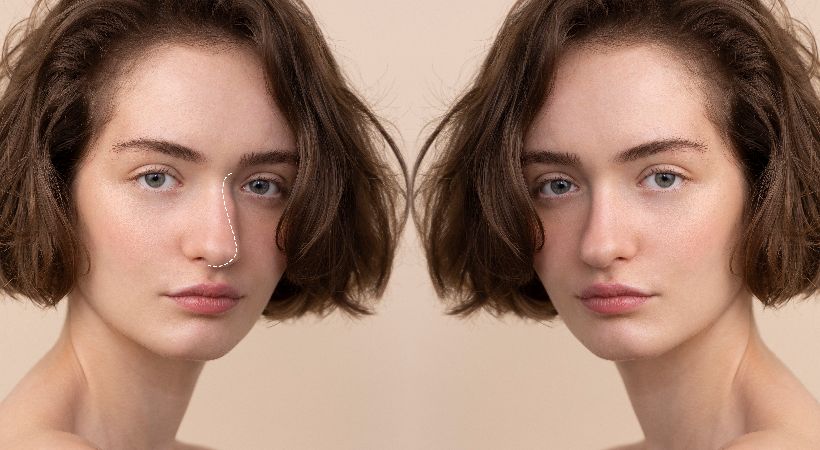 Woman who gets rhinoplasty